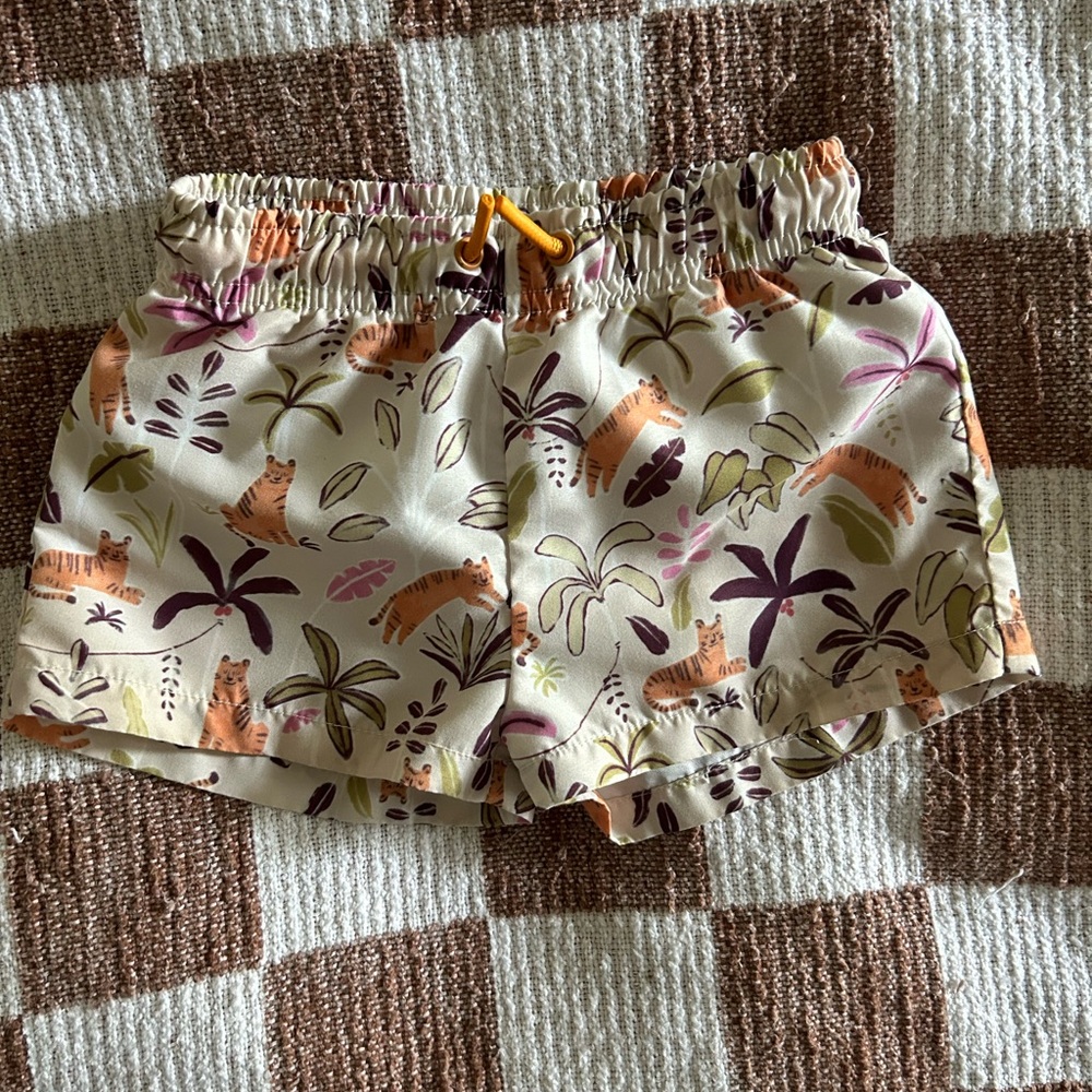 Zara Boy Swim Trunk Jungle Print